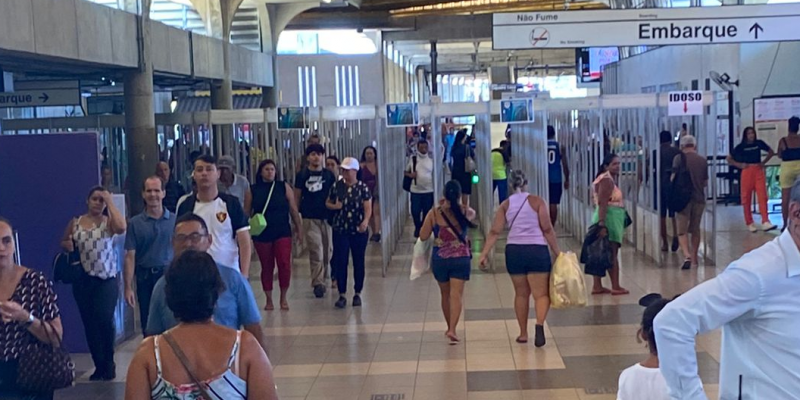 A mudança acontece nas estações Recife, Joana Bezerra, Largo da Paz, Afogados, Prazeres e Cajueiro Seco. Demais estações o PIX continuará sendo recebido