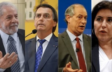 Lula tem 47%, Bolsonaro 32%,  Ciro 7% e Tebet 2%, aponta DataFolha