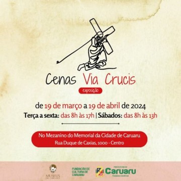 3ª Edição da exposição “Cenas Via Crucis” é aberta ao público no Memorial em Caruaru
