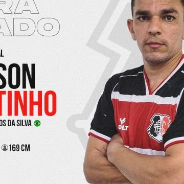 Santa Cruz anuncia contratação do lateral Edson Ratinho