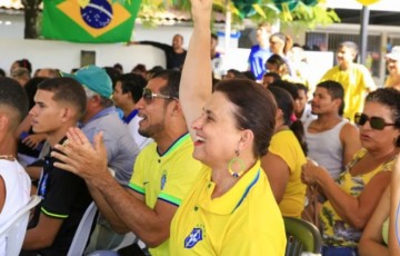 Prefeitura de Igarassu instala telões para transmitir jogos da Seleção Brasileira na Copa