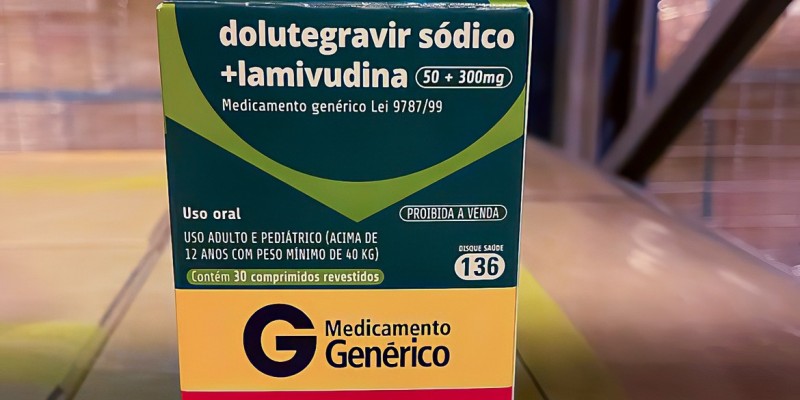 Medicamento é combinação do dolutegravir 50mg e do lamivudina 300mg