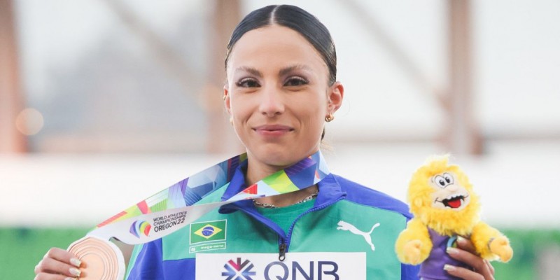 Foi o 2º pódio do Brasil na competição após ouro de Alison dos Santos