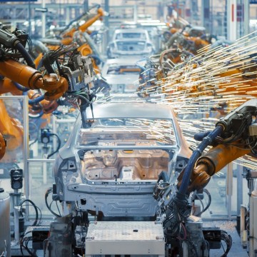 Produção industrial cai 2,4% de fevereiro para março