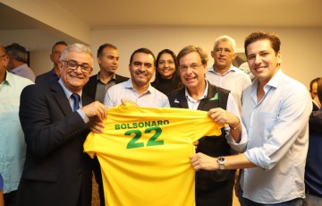  Gilson Machado articula adesão do governador do Tocantins ao presidente Jair Bolsonaro
