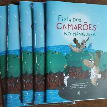 Livro infantil “Festa dos Camarões no Manguezal” será lançado neste domingo no Parque Dois Irmãos