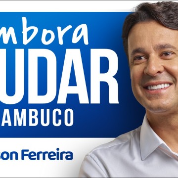 Anderson Ferreira divulga slogan de campanha: “simbora mudar Pernambuco”