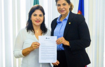 Deputada Socorro Pimentel se reúne com Priscila Krause e leva demandas à vice-governadora