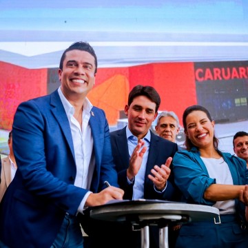 Rodrigo Pinheiro comemora o novo aeroporto de Caruaru