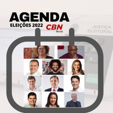 Confira a agenda dos candidatos ao Governo de Pernambuco para esta segunda-feira (26)