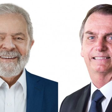  Pesquisa realizada pelo Ipespe, apresenta Lula à frente de Bolsonaro no segundo turno