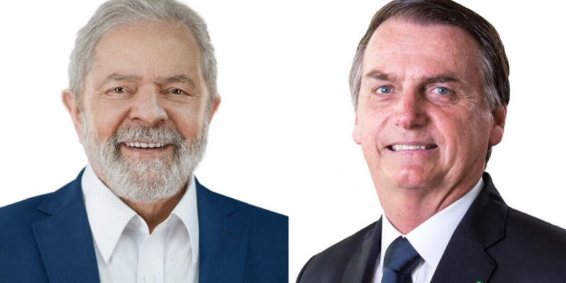Nos votos válidos para este segundo turno, Lula aparece com 53% e Bolsonaro com 47%. 