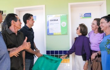 Araripina: Prefeito Raimundo Pimentel inaugura 11ª escola de sua gestão