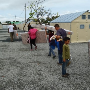 Migrantes e refugiados venezuelanos recebem abrigo e assistência como apoio para o enfrentamento da Covid-19