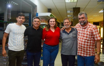 Marília Arraes recebe apoio do ex-prefeito de Caetés Zé da Luz