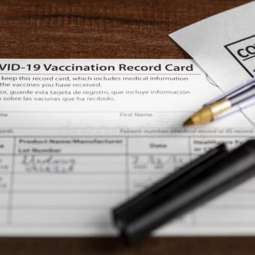 Cartão de Vacinação nos EUA