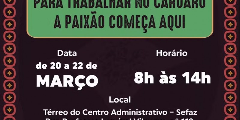 O evento “Caruaru: A Paixão Começa Aqui” disponibilizará espaços na Rua Frei Caneca e Estação Ferroviária.
