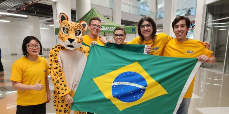 Estudantes brasileiros faturaram duas medalhas de ouro e três de prata