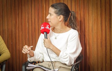  Raquel Lyra debate propostas para o futuro de Pernambuco, em sabatina na Rádio Cidade, em Caruaru 