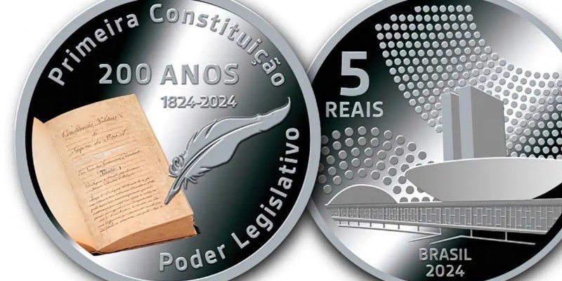 Destinadas a colecionadores, moedas de prata serão vendidas por R$ 440.