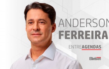 No Entre Agendas, Anderson Ferreira fala da relação com Bolsonaro, critica Governo, evita promessas e fala das ausências nos debates