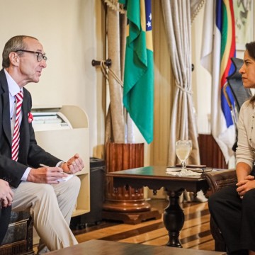  Raquel  se reúne com embaixador da Áustria no Brasil