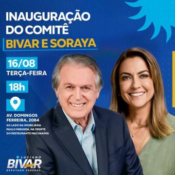 Luciano Bivar inaugura comitê em Boa Viagem nesta terça (16/05)