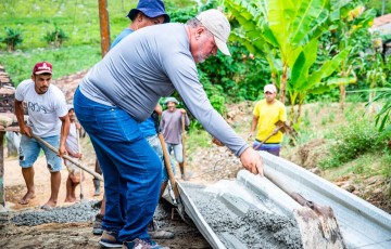 Gravatá: Moradores do distrito de Uruçu-Mirim recebem nova concretagem 