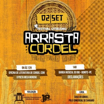 Festival literário Arrasta Cordel em Caruaru celebra a cultura nordestina